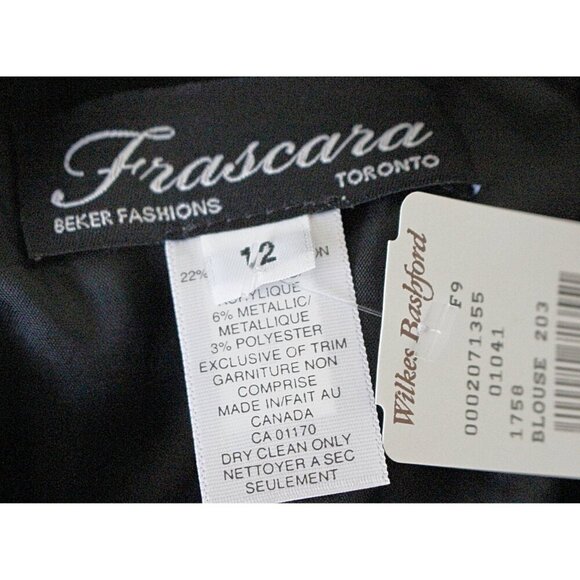 Vintage Dead Stock - Slow Fashion - Frascara Canada + Wilkes Bashford - Blouse - Picture 3 of 10